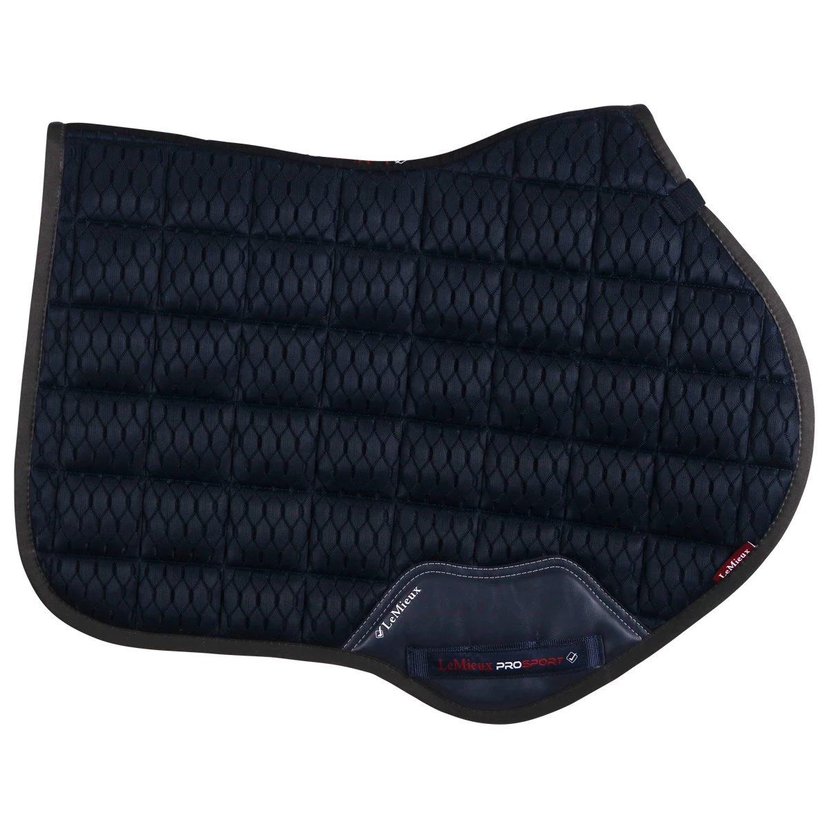 Zadeldek LeMieux Carbon Mesh Air Cc Square Donkerblauw 2 Zadeldek LeMieux Carbon Mesh Air Cc Square Donkerblauw - Afbeelding 2
