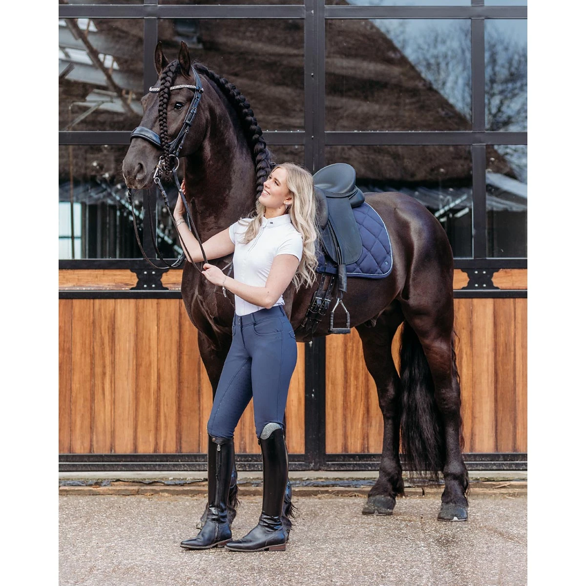 Zadeldek PresTeq PerformNow Donkerblauw 7 Zadeldek PresTeq PerformNow Donkerblauw - Afbeelding 7