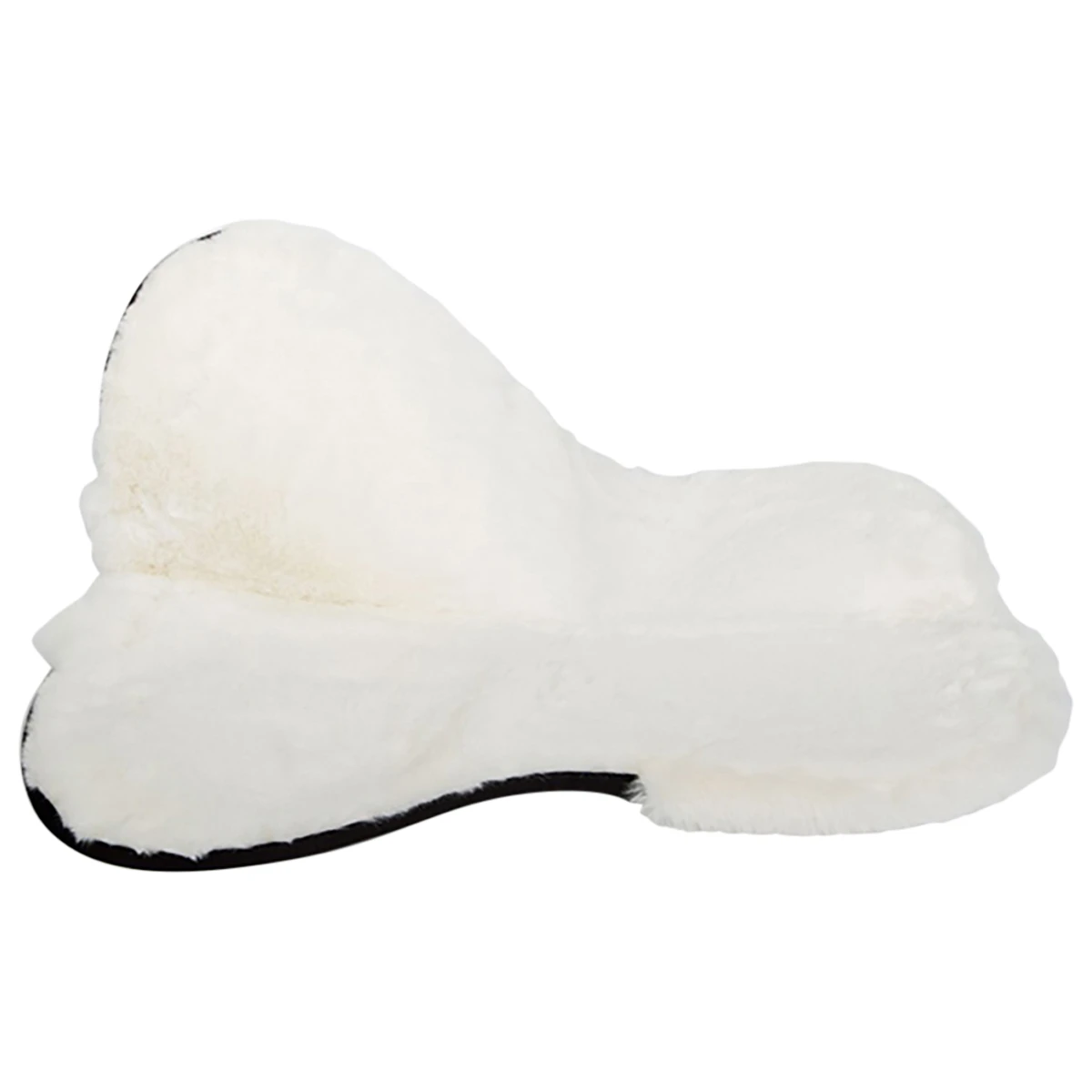 Zadelonderlegger Harry's Horse Riser Pad Faux Fur Black-beige 2 Zadelonderlegger Harry's Horse Riser Pad Faux Fur Black-beige - Afbeelding 2