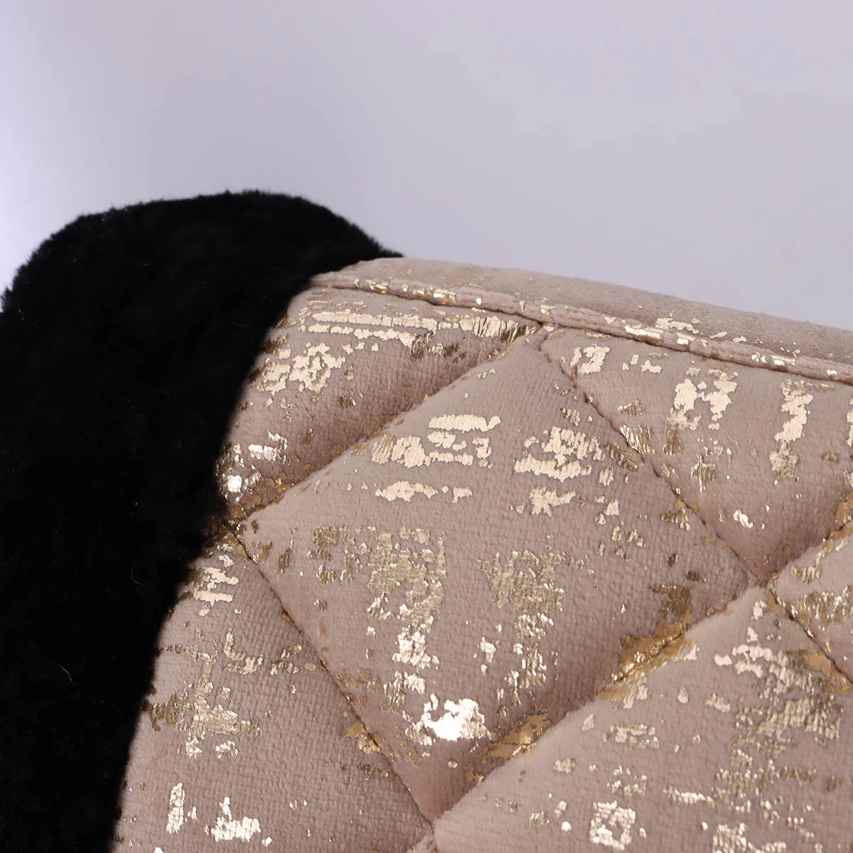 Zadelonderlegger Horsegear HGVelvet Dapple Lichtbruin 2 Zadelonderlegger Horsegear HGVelvet Dapple Lichtbruin - Afbeelding 2