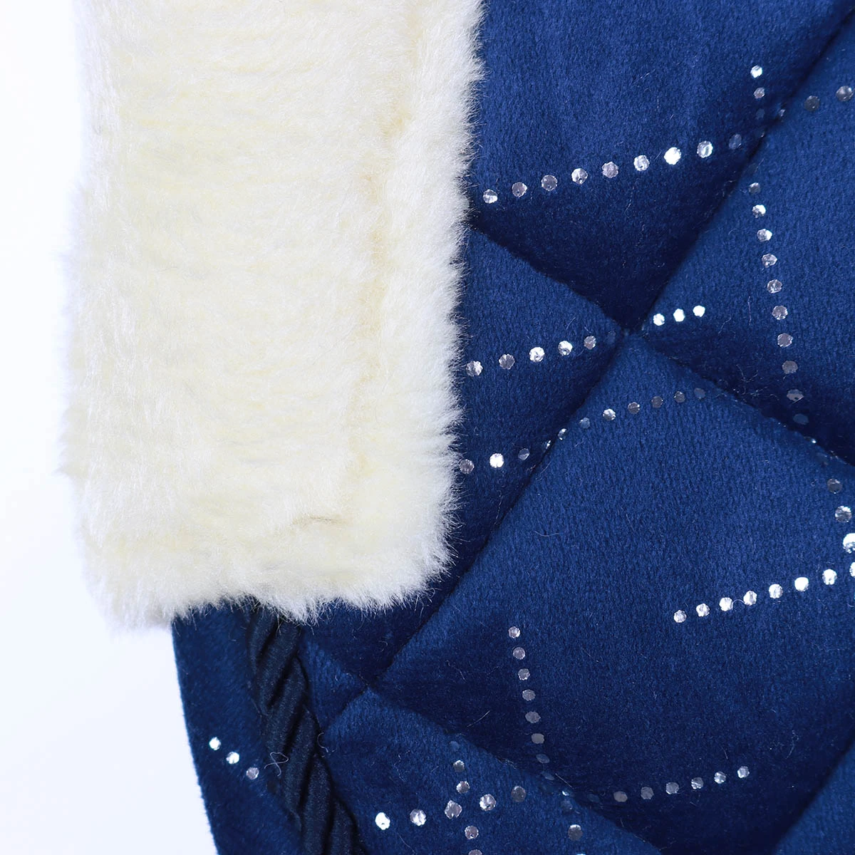 Zadelonderlegger Horsegear HGVelvet Dot Donkerblauw 3 Zadelonderlegger Horsegear HGVelvet Dot Donkerblauw - Afbeelding 3