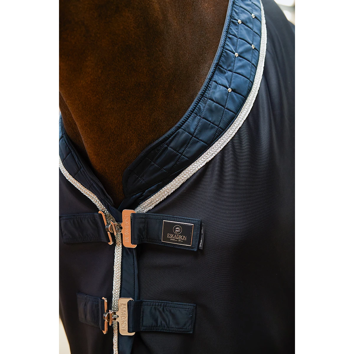 Zweetdeken Eskadron Platinum Pure Dura Crystal Blauw 2 Zweetdeken Eskadron Platinum Pure Dura Crystal Blauw - Afbeelding 2