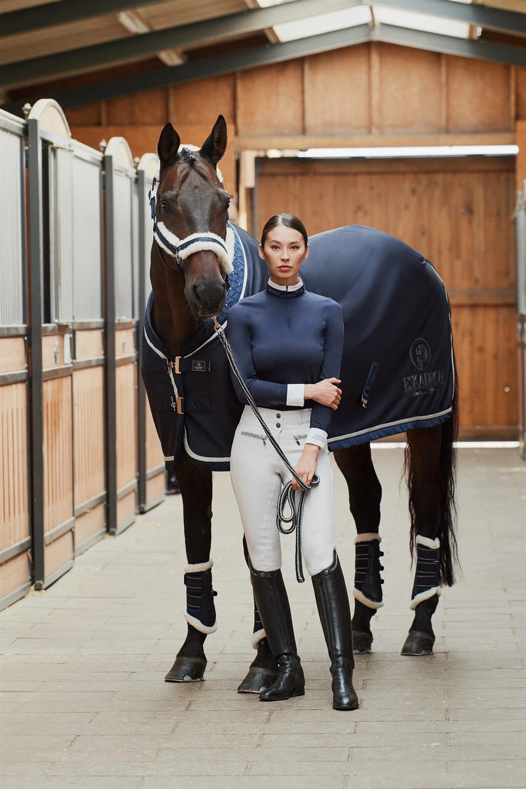 Zweetdeken Eskadron Platinum Pure Dura Crystal Blauw 5 Zweetdeken Eskadron Platinum Pure Dura Crystal Blauw - Afbeelding 5