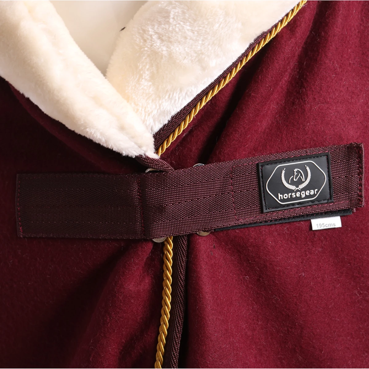 Zweetdeken Horsegear Allure Donkerrood 2 Zweetdeken Horsegear Allure Donkerrood - Afbeelding 2