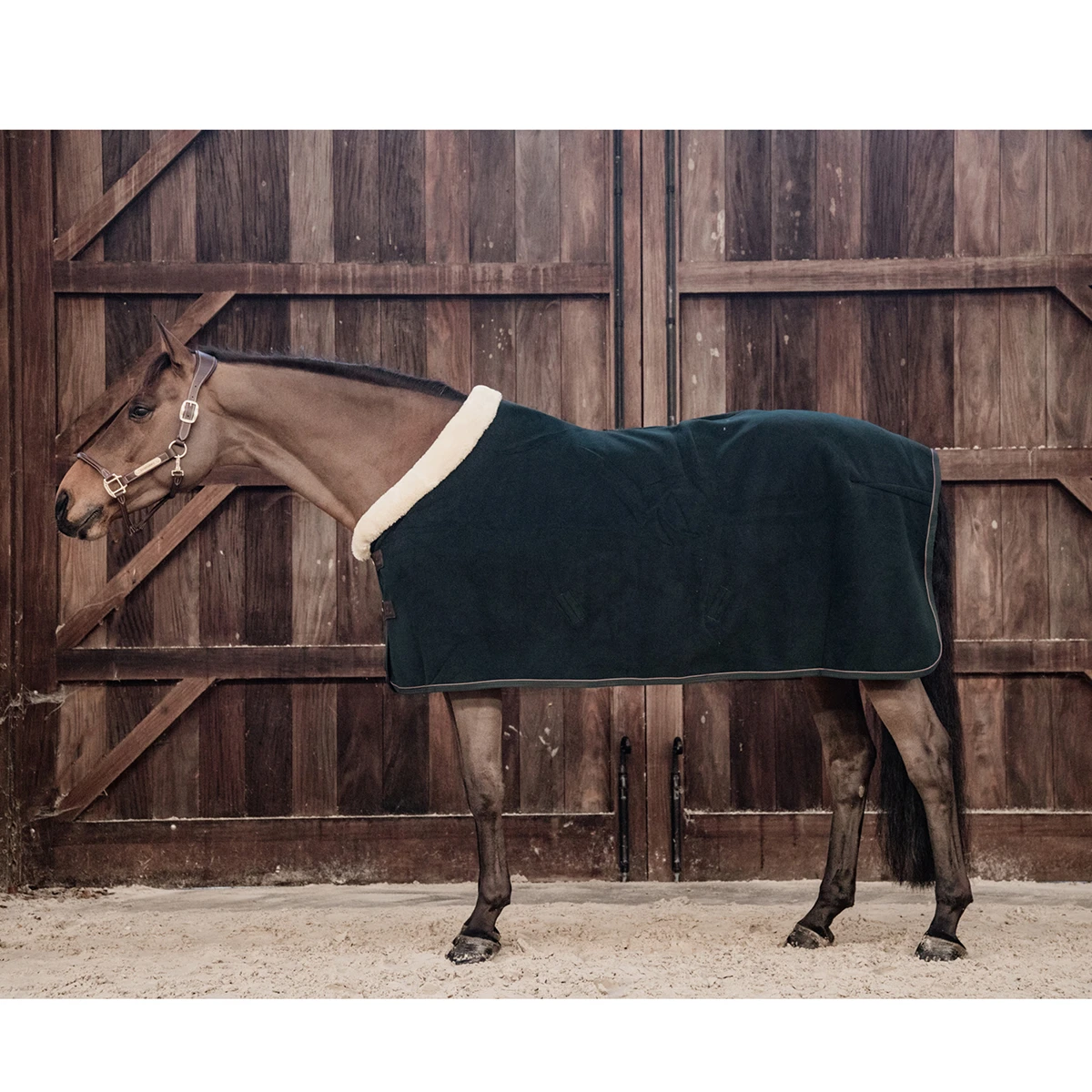 Zweetdeken Kentucky Show Heavy Donkergroen 5 Zweetdeken Kentucky Show Heavy Donkergroen - Afbeelding 5